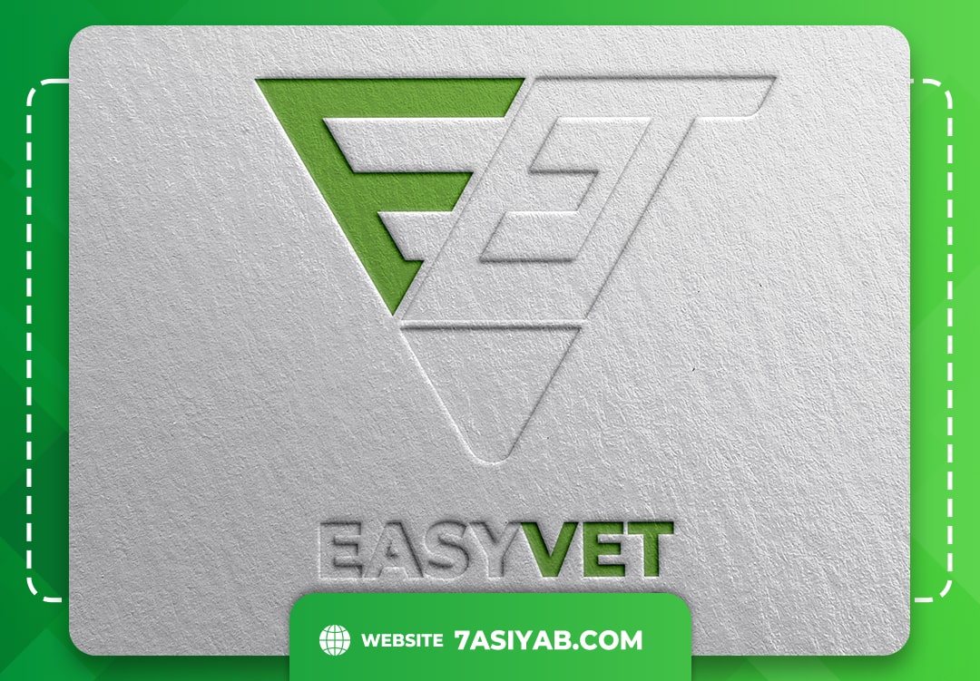 طراحی لوگوی ترکیبی Easy Vet